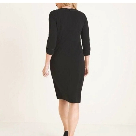 Classic black above the knee dress. - Picture 2 of 4